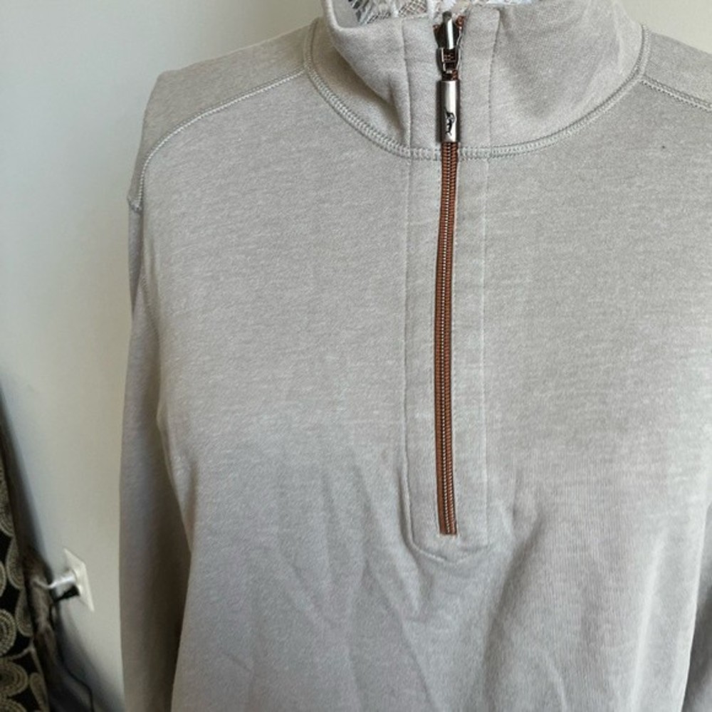 Tommy Bahama Quarter Zip Sweatshirt - Picture 3 of 9